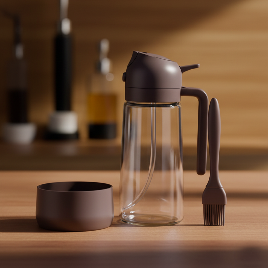 Pulverizator De Ulei 3 in 1 Negru